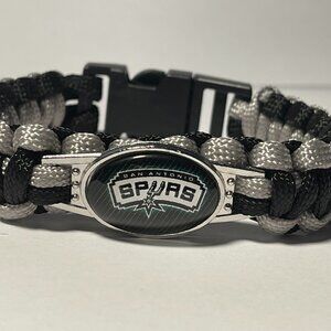 San Antonio Spurs NBA Paracord Bracelet NEW